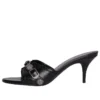 Sandales Cagole « Cuir noir » 694347WAD4E1081