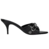 Sandales Cagole « Cuir noir » 694347WAD4E1081