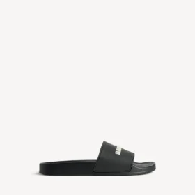 Sandales de piscine pour homme, noir/blanc