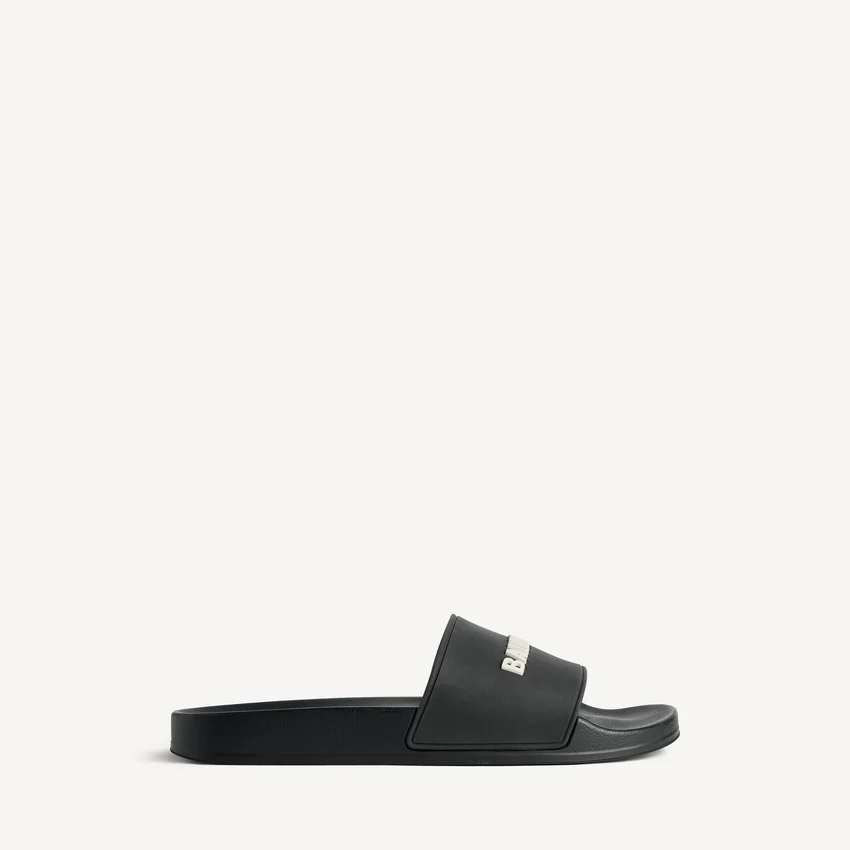 Sandales de piscine pour homme, noir/blanc Sandales de piscine pour homme, noir/blanc