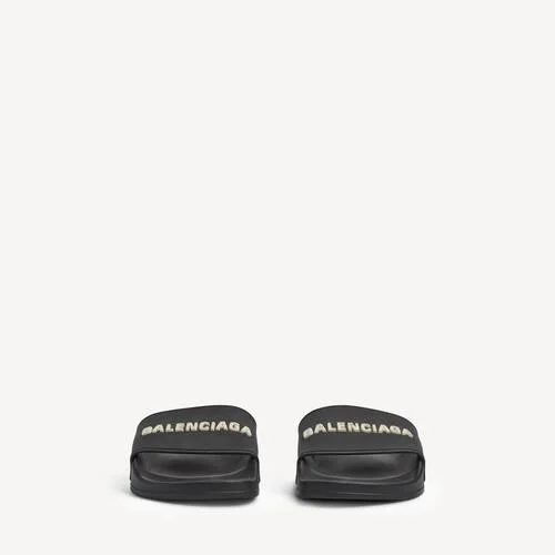 Sandales de piscine pour homme, noir/blanc Sandales de piscine pour homme, noir/blanc