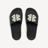 Sandales de piscine pour homme, noir/jaune Sandales de piscine pour homme, noir/jaune