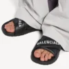 Sandales de piscine sportives pour homme, noir/blanc Sandales de piscine sportives pour homme, noir/blanc