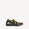 Sandales de randonnée pour homme, couleur taupe/noir/jaune fluo Sandales de randonnée pour homme, couleur taupe/noir/jaune fluo