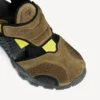 Sandales de randonnée pour homme, couleur taupe/noir/jaune fluo Sandales de randonnée pour homme, couleur taupe/noir/jaune fluo