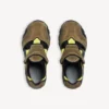 Sandales de randonnée pour homme, couleur taupe/noir/jaune fluo Sandales de randonnée pour homme, couleur taupe/noir/jaune fluo