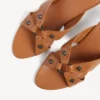 Sandales de ville pour femme, couleur camel Sandales de ville pour femme, couleur camel