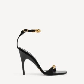 Sandales Duchesse pour femme, noires