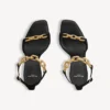 Sandales Duchesse pour femme, noires Sandales Duchesse pour femme, noires