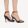 Sandales Duchesse pour femme, noires Sandales Duchesse pour femme, noires