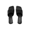 Sandales Duty Free 60 mm « Black Shiny Soft Sheepskin » 787303WBCW01000