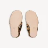 Sandales à lanières et talon compensé Gaeta pour femme, motif léopard