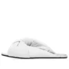 Sandales plates drapées « Blanc » 636576WA2M09002