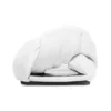 Sandales plates drapées « Blanc » 636576WA2M09002