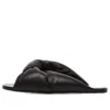 Sandales plates fluides « Noir » 636576WA2M01000