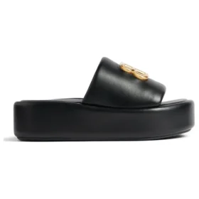 Sandales Rise « Cuir d&rsquo;agneau nappa noir brillant » 788494WB7E11080