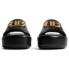 Sandales Rise « Cuir d&rsquo;agneau nappa noir brillant » 788494WB7E11080