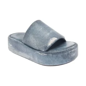 Sandales Rise « Cuir imprimé Denim » 656960WBMA14000 Sandales Rise « Cuir imprimé Denim » 656960WBMA14000