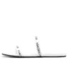 Sandales rondes « Blanc Noir » 694999WCAE19010
