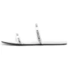 Sandales rondes « Blanc Noir » 694999WCAE19010