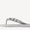 Sandales tongs Cagole pour femme, gris Balenciaga/cristal Sandales tongs Cagole pour femme, gris Balenciaga/cristal
