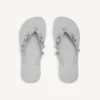 Sandales tongs Cagole pour femme, gris Balenciaga/cristal Sandales tongs Cagole pour femme, gris Balenciaga/cristal