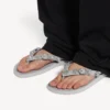 Sandales tongs Cagole pour femme, gris Balenciaga/cristal Sandales tongs Cagole pour femme, gris Balenciaga/cristal