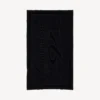 Serviette techwear pour homme, noire