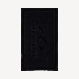 Serviette techwear pour homme, noire