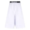 Short de bain en jersey technique à mailles « Blanc » 6983174C0B49000