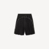 Short de football ample pour homme, noir Short de football ample pour homme, noir