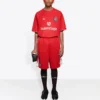 Short de football Sporty B « Rouge » 641609TJV056540