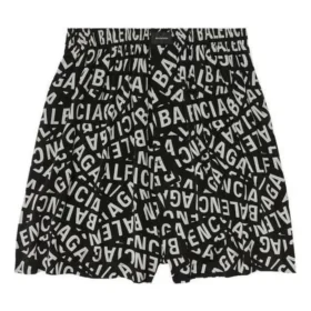 Short de pyjama Logo Strips « Noir » 719975TML211269