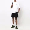 Short de survêtement en coton Cities Paris « Black White » 676137TLVL81070