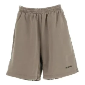 Short de survêtement en coton « Gris foncé » 674591TMVF57761