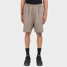 Short de survêtement en coton « Gris foncé » 674591TMVF57761