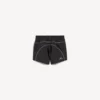 Short de survêtement technique pour femme, noir