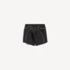 Short de survêtement technique pour femme, noir