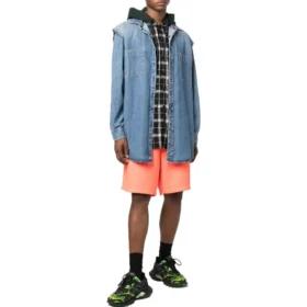 Short de Track mi-long « Orange » 657062TKVG97005
