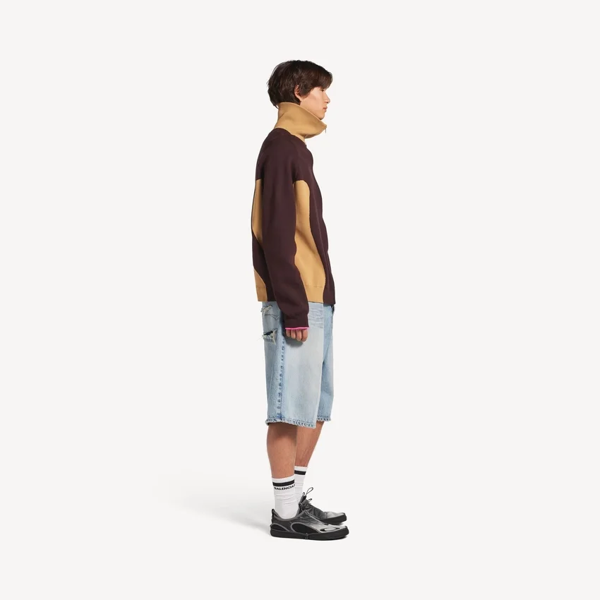 Short en denim « stay press » pour homme, bleu clair délavé Short en denim « stay press » pour homme, bleu clair délavé