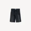 Short en denim « stay press » pour homme, noir