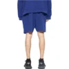 Short à imprimé logo « Indigo Dirty White » 676137TNVB64388