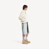 Short pour homme à ceintures, bleu clair