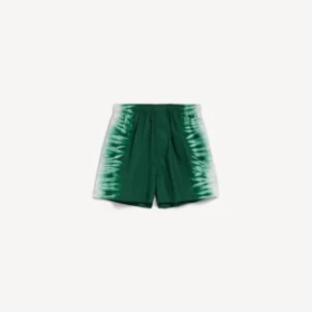Short pour homme coupe décontractée « extreme tie dye » vert/blanc