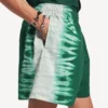 Short pour homme coupe décontractée « extreme tie dye » vert/blanc Short pour homme coupe décontractée « extreme tie dye » vert/blanc