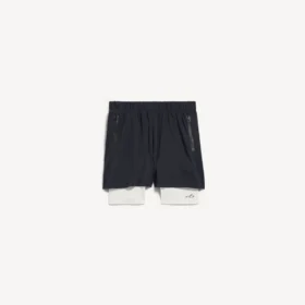 Short techwear pour homme bleu marine/blanc Short techwear pour homme bleu marine/blanc