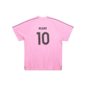 Série Football T-shirt oversize Miami Soccer « Rose » 777705TPVR71401