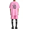 Série Football T-shirt oversize Miami Soccer « Rose » 777705TPVR71401