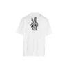 SS21 Drip Peace, coupe ample, imprimé « Smile », style décontracté, GS, blanc 641675TKVA18639