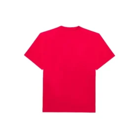 SS21 Imprimé alphabet, manches courtes, unisexe, rouge 651795TKV816295
